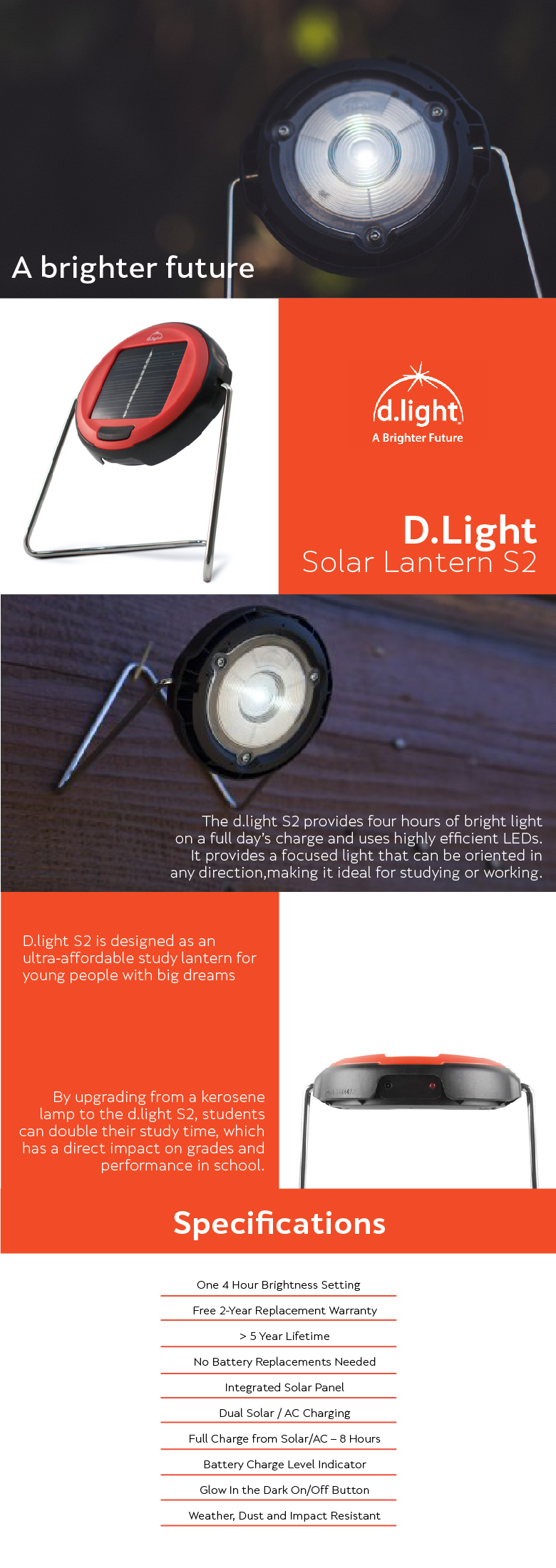 DLight Solar Lantern S2 - PD