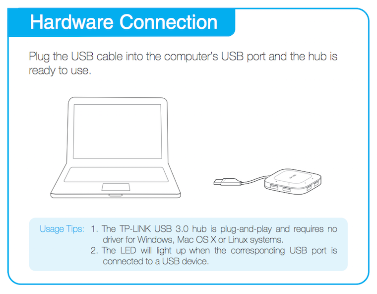 Image describe Tips for Hardware connection